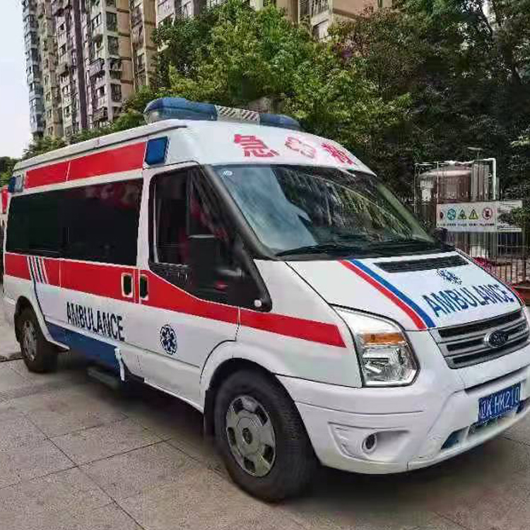 门源长途救护车护送病人返乡